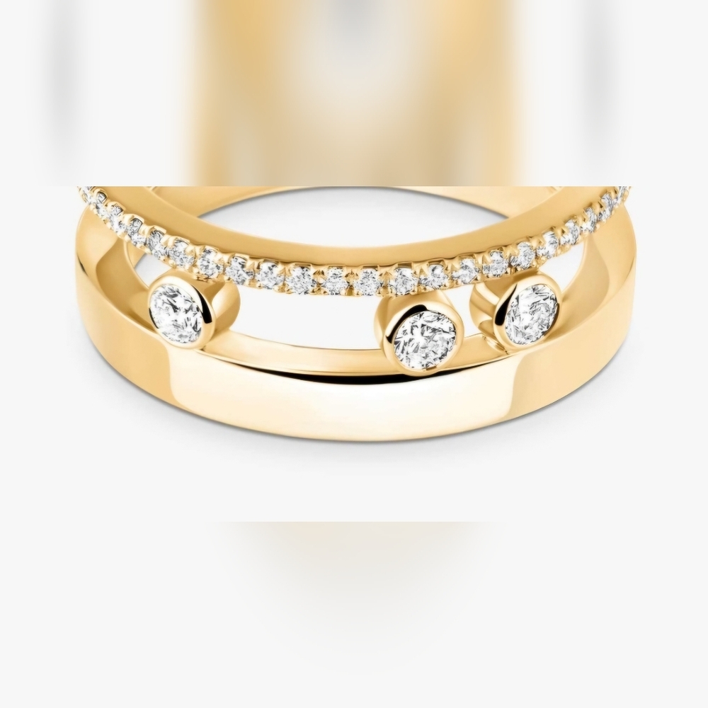 Elegant Gold MOVE ROMANE Ring